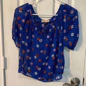 Sheer Hollister Blouse!